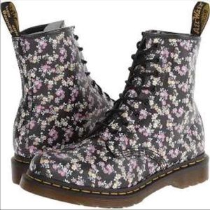Rare floral Dr. martens